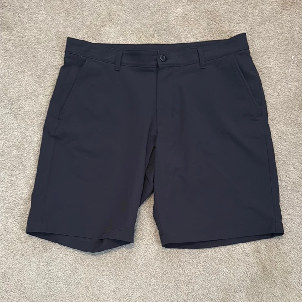 Under Armour Black Flat Front Athletic Shorts